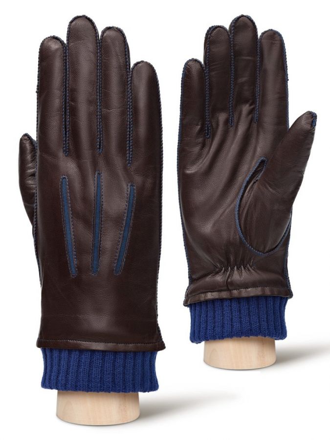 Кожаные мужские перчатки ELEGANZZA GR01-00028400