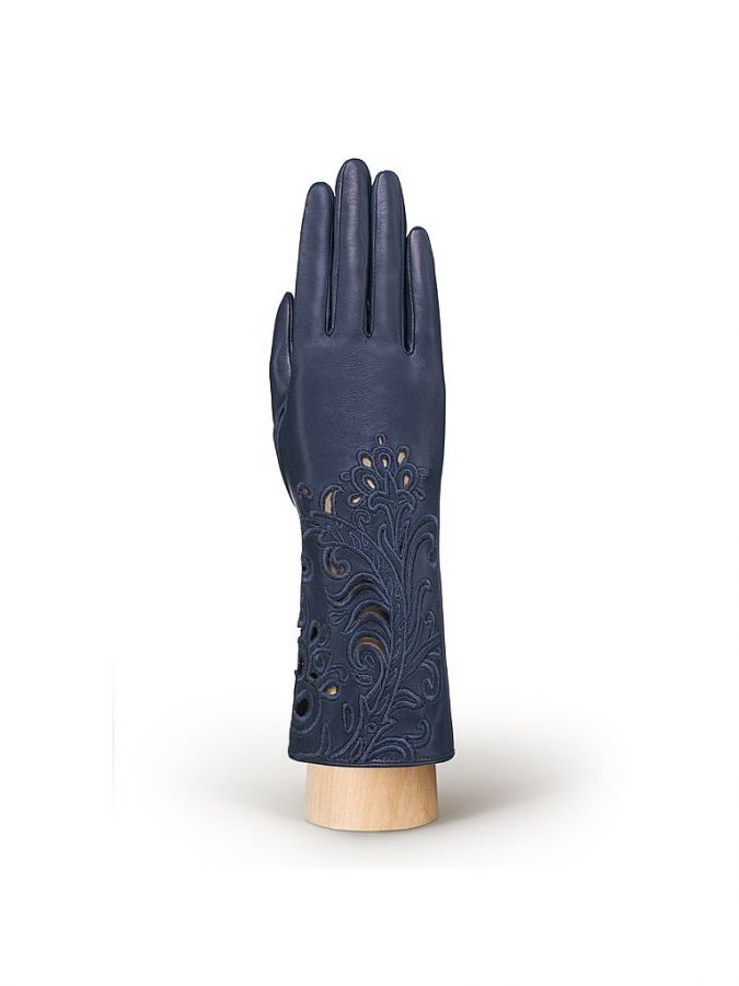 Кожаные перчатки с вышивкой ELEGANZZA GR01-00010673