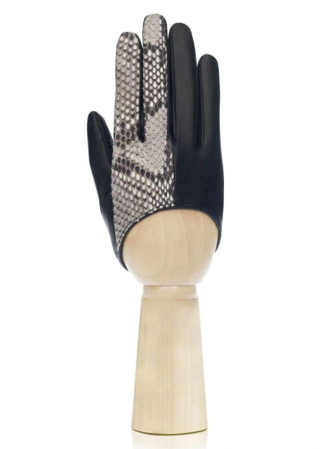 Женские перчатки из кожи питона ELEGANZZA GR01-00026380