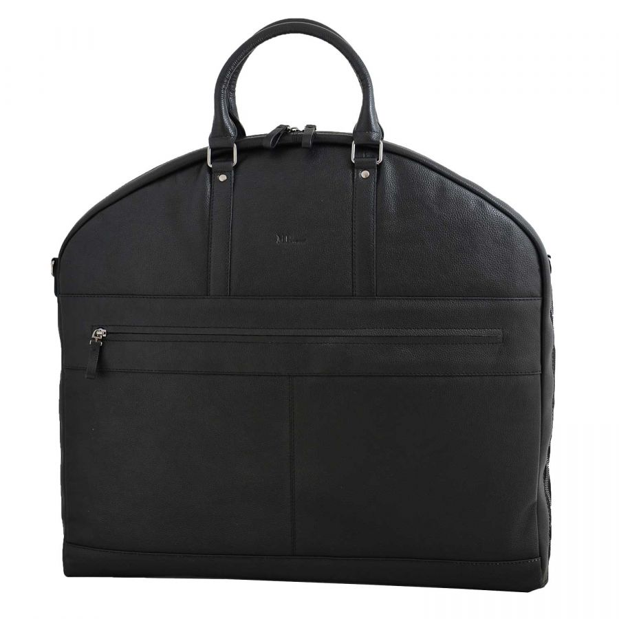 Кожаная сумка-портплед MP Travel-Paris C800046 Black