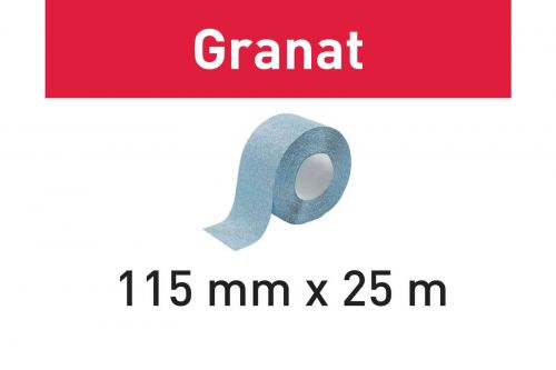 Шлифовальные полоски 115x25m Р220 Granat Festool в рулоне