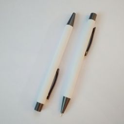 белые ручки с софт тач покрытием