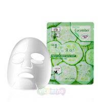 3W CLINIC Тканевая маска для лица Fresh Mask Sheet, 23 гр (Вид: Огурец)