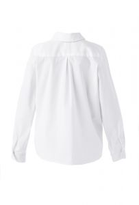 Рубашка белая для мальчика с длинными рукавами