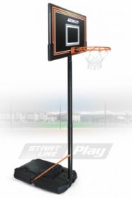 Баскетбольная стойка Standart 090 (высота 230-305 см, р-р. щита 111x71x3 см, кольцо 45 см)