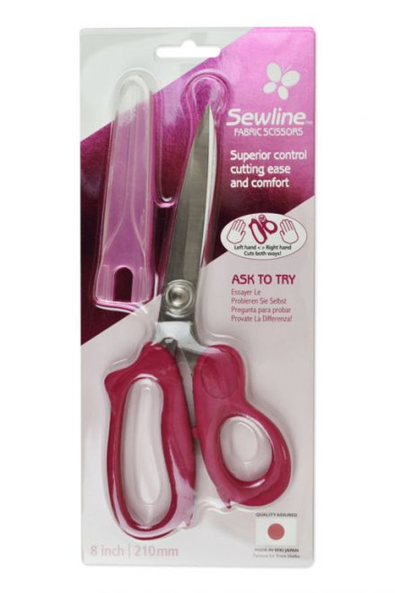 Ножницы Sewline для ткани с колпачком 21см арт. FAB50053
