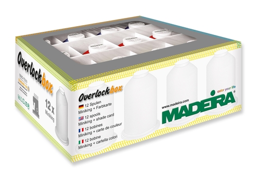 Набор оверлочных ниток Madeira Overlockbox 3+1 арт. 9202