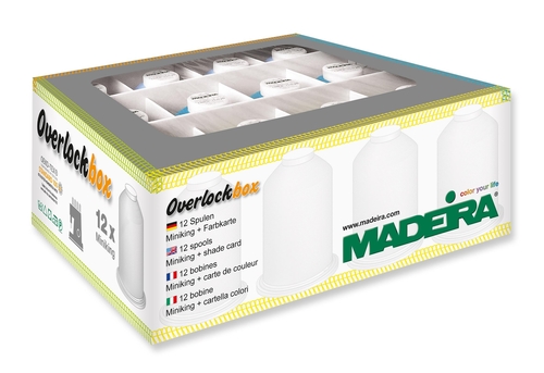 Набор оверлочных ниток Madeira Overlockbox 3+1 арт. 9201