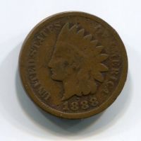1 цент 1888 год США