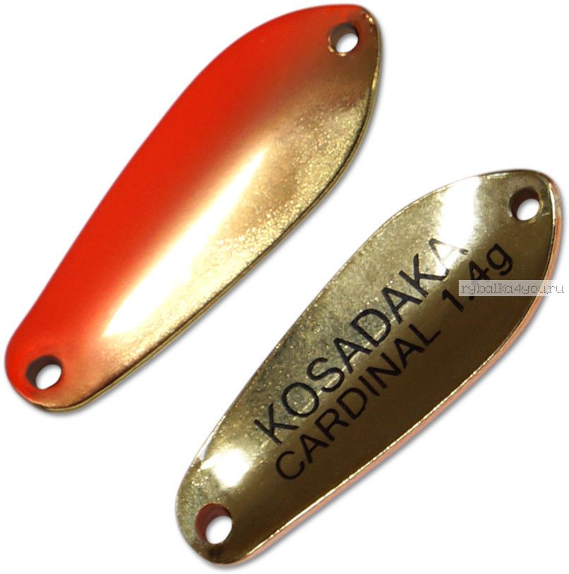 Блесна колебалка Kosadaka Trout Police Cardinal 1,4 гр / 25 мм / цвет: AN79