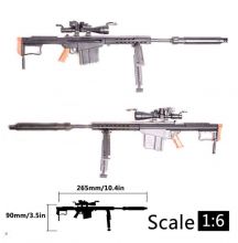 Сборная модель Снайперская винтовка Barrett M82A1 1:6