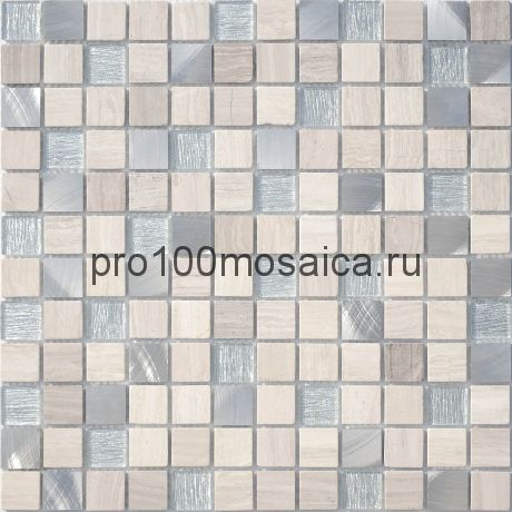 Мозаика Silver Flax 29,8х29,8x0,4 см (чип 23х23х4 мм)