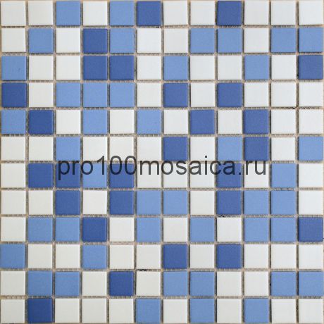 Мозаика из керамогранита неглазурованная с прокрасом в массе Nettuno 30х30х0,6 см (чип 23х23х6 мм)