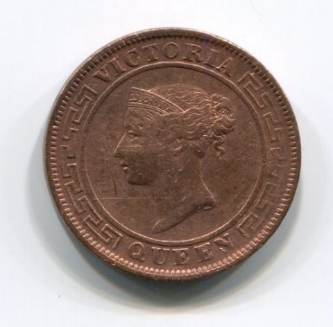 1 цент 1870 года Цейлон