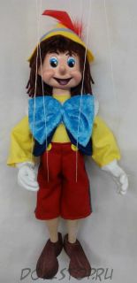Кукла-марионетка Буратино - Pinocchio 1 А8-1(Чехия, Praha, Hand Made, авторы  Ивета и Павел Новотные)