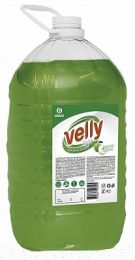 Средство для мытья посуды Velly light зеленое яблоко 5кг|Моющие средства для посуды GRASS