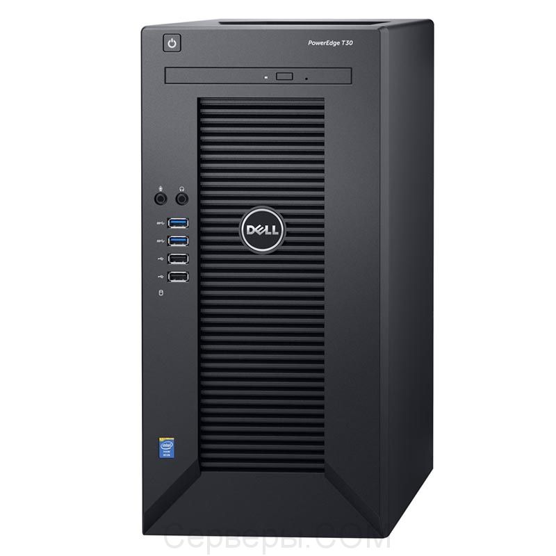 Сервер Dell PowerEdge T30 3.5" Minitower, 210-AKHI/001