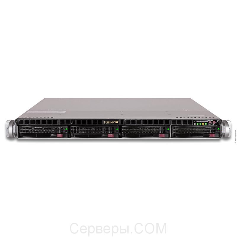 Серверная платформа Supermicro SuperServer 5019P-M 1U 1xLGA 3647 4x3.5", SYS-5019P-M