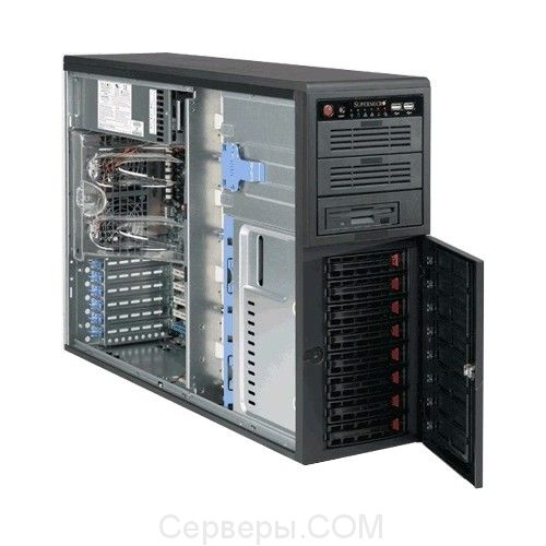 Корпус Supermicro SuperChassis 745TQ-800B Tower/Rack 800Вт Чёрный 4U, CSE-745TQ-800B