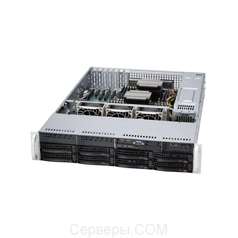 Серверная платформа Supermicro SuperServer 6029P-TRT 2U 2xLGA 3647 8x3.5", SYS-6029P-TRT