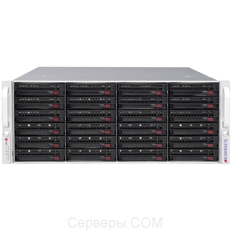 Серверная платформа Supermicro SuperServer 6048R-E1CR24H 4U 2xLGA 2011v3 24x3.5", SSG-6048R-E1CR24H