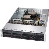 Корпус Supermicro SuperChassis 825TQ-R740WB Rack 740Вт Чёрный 2U, CSE-825TQ-R740WB