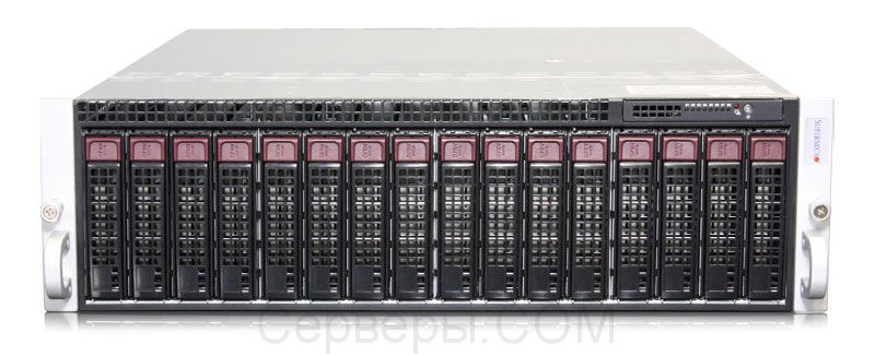 Серверная платформа Supermicro SuperServer 5037MC-H8TRF 3U 8xLGA 1155 16x3.5", SYS-5037MC-H8TRF