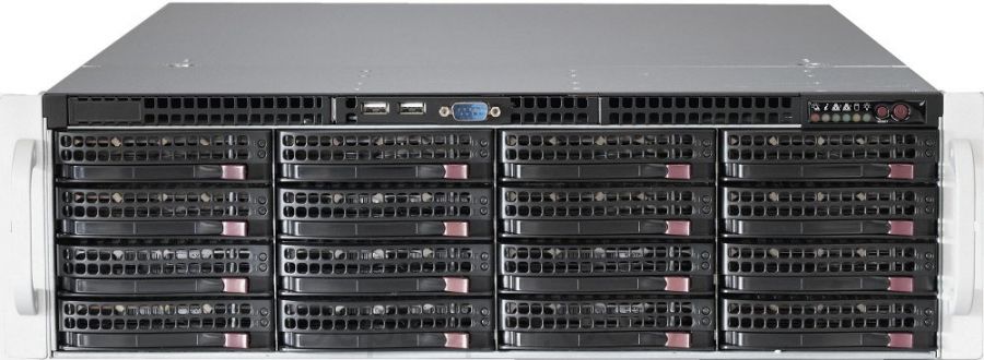 Серверная платформа Supermicro SuperStorage 6037R-E1R16N 3U 2xLGA 2011 16x3.5"+2.5", SSG-6037R-E1R16