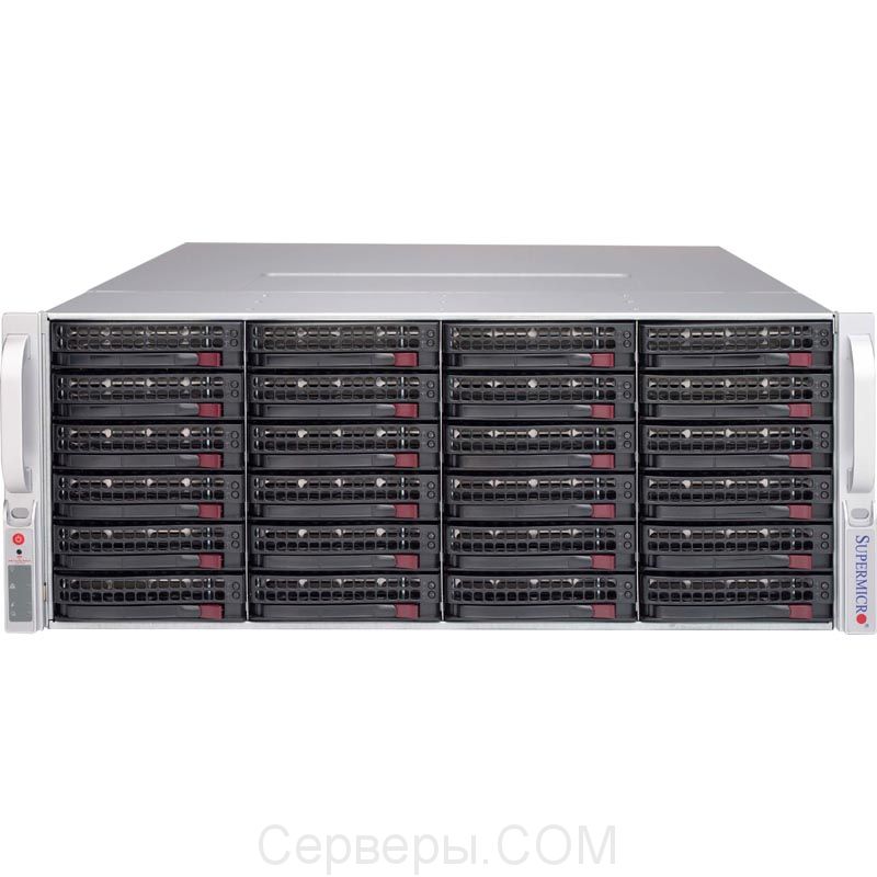 Корпус Supermicro SuperChassis 847E1C-R1K28JBOD Rack 1280Вт Чёрный 4U, CSE-847E1C-R1K28JBOD