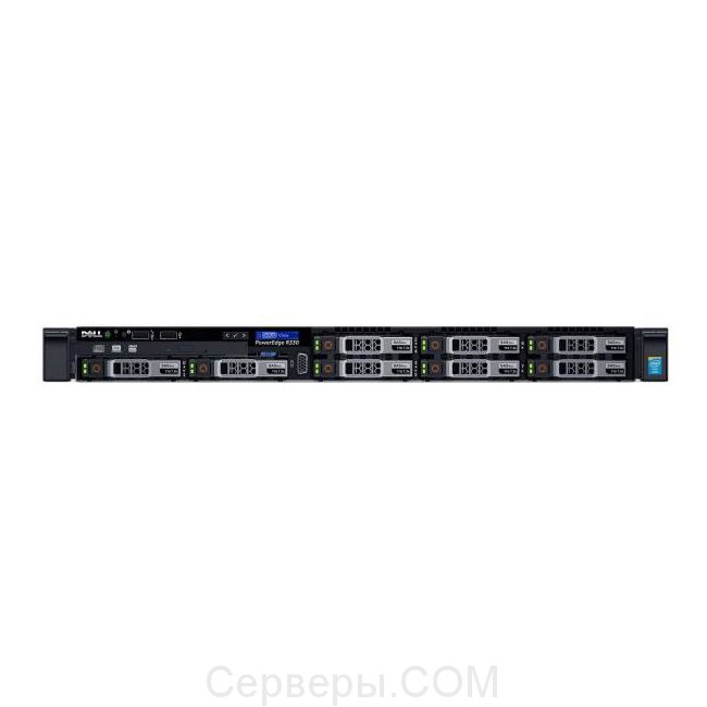 Сервер Dell PowerEdge R330 2.5" Rack 1U, 210-AFEV/026