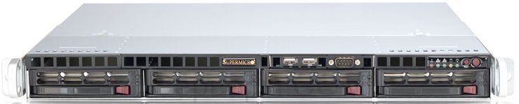Серверная платформа Supermicro SuperServer 5017C-MTRF 1U 1xLGA 1155 4x3.5", SYS-5017C-MTRF