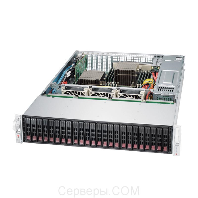 Серверная платформа Supermicro SuperStorage 2028R-E1CR24H 2U 2xLGA 2011v3 24x2.5", SSG-2028R-E1CR24H