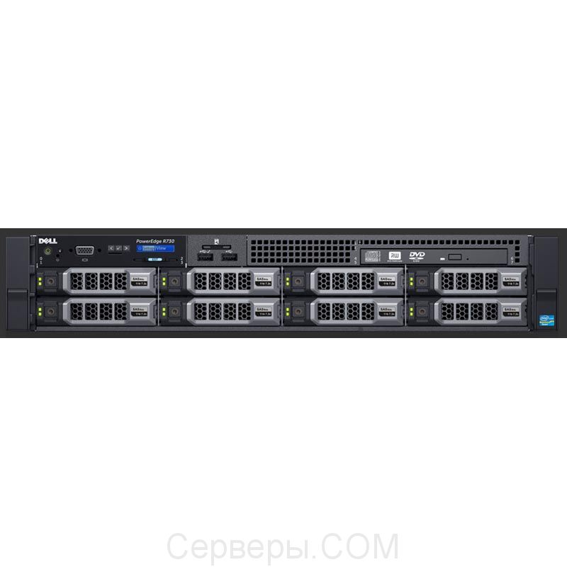 Сервер Dell PowerEdge R730 3.5" Rack 2U, 210-ACXU-247