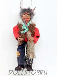 Чешская кукла-марионетка Черт   -  ČERT (Чехия, Praha, Hand Made, авторы  Ивета и Павел Новотные)