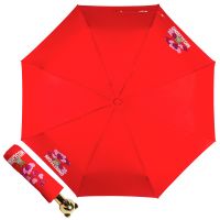 Зонт складной Moschino 8054-OCC Balloons Bear Red