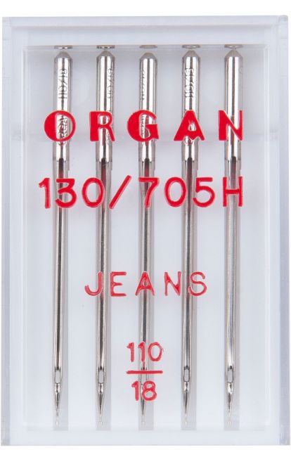 Иглы ORGAN джинс, №100 (5шт.)