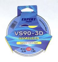 Леска хамелеон Expert Profi голубая VS90-3D 0,10 мм 30 М