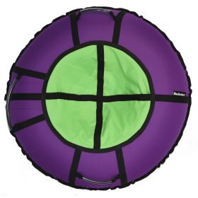 Тюбинг Hubster Ринг Хайп фиолетовый-салатовый 100 см
