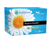 Концентрированный безфосфатный стиральный порошок Royal Powder для детских вещей,500 грамм