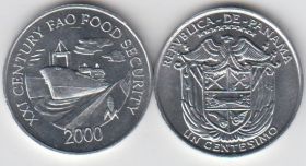 Панама 1 сентесимо 2000 UNC