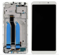 LCD (Дисплей) Xiaomi Redmi 6/Redmi 6A (в сборе с тачскрином) (в раме) (white) Оригинал