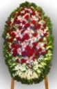 Элитный траурный венок из живых цветов №115, РАЗМЕР 100см,120см,140см,170см