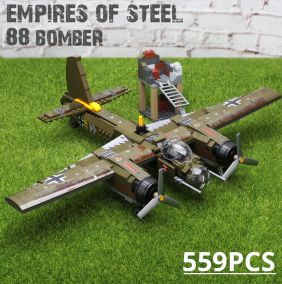 Конструктор Lego самолет бомбардировщик Junkers Ju 88
