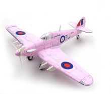 Сборная модель истребитель Хоукер «Харрикейн» 1:48 Розовый