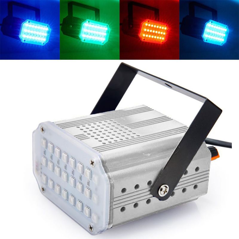 Комнатный Мини-Стробоскоп Mini Room Strobe 24 LED, Цвет Белый