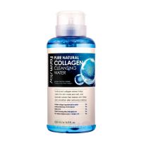 FarmStay Очищающая вода с коллагеном Pure Natural Cleansing Water Collagen, 500 мл