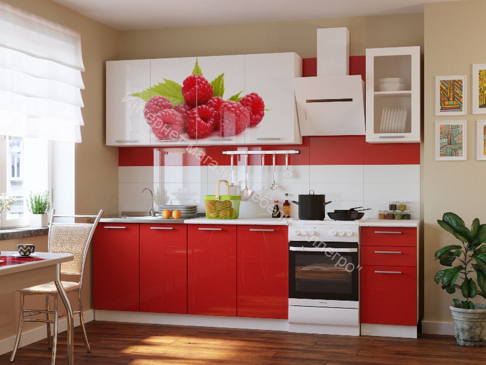 Интернет магазин дом кухни. Кухня "красные маки" 1,6м. Кухня в Красном цвете. Кухонный гарнитур красного цвета.