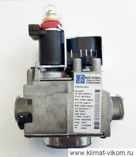 Газовый клапан (3/4) (KLO 20-50) арт.0020025317