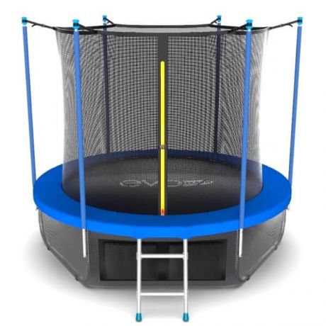 Батут с внутренней сеткой и лестницей Evo Jump Internal 6ft Sky