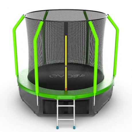 Батут с верхней и нижней сеткой Evo Jump Cosmo 8ft Lower net Green
